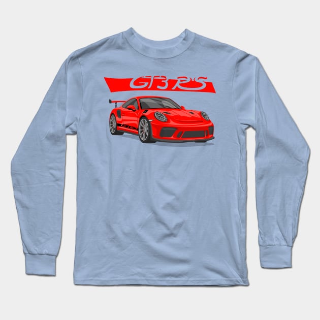 car gt3 rs 911 red edition Long Sleeve T-Shirt by creative.z